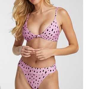 💥SIMONS sz M 2 Piece Bikini pink Purple - Medium bathing suit 💜